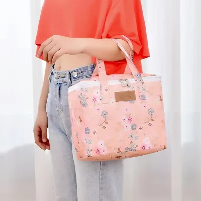 Portable Printed Lunch Tote Bag 